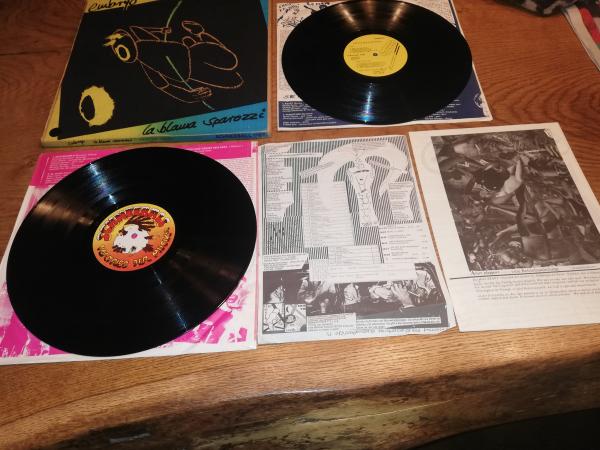 Embryo La Blama Sparozzi - Zwischenzonen 1982 Schneeball 1028  Doppel LP im Pappschuber Deutsche Pressung VG/VG+